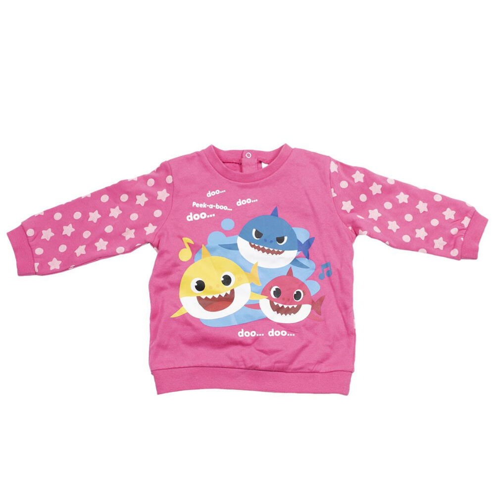 Chándal Para Bebé Baby Shark Rosa 2/3