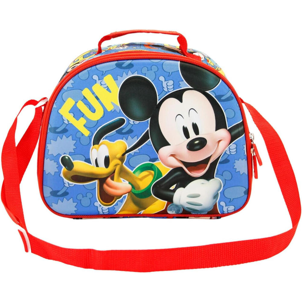 Bolsa Portaalimentos 3D Con Correa Bandolera Mickey Mouse Fun 2/3