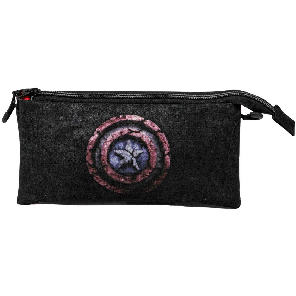 Estuche Portatodo Triple Capitán América Stone 2/3