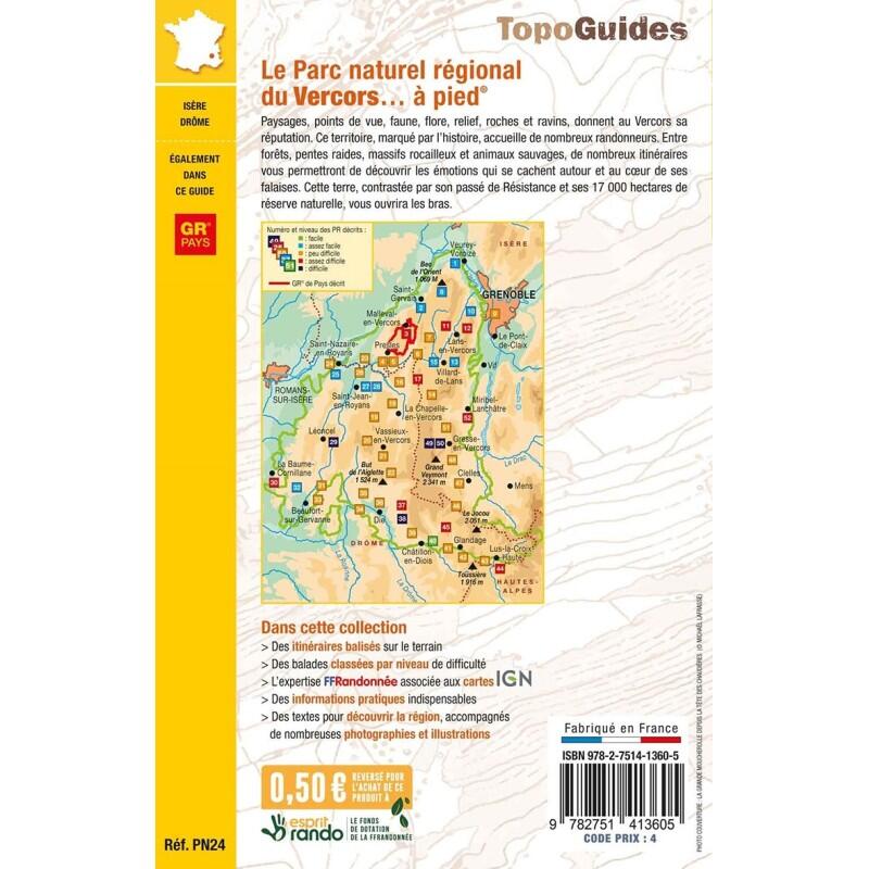 LE PARC NATUREL REGIONAL DU VERCORS A PIED PN24 2/2