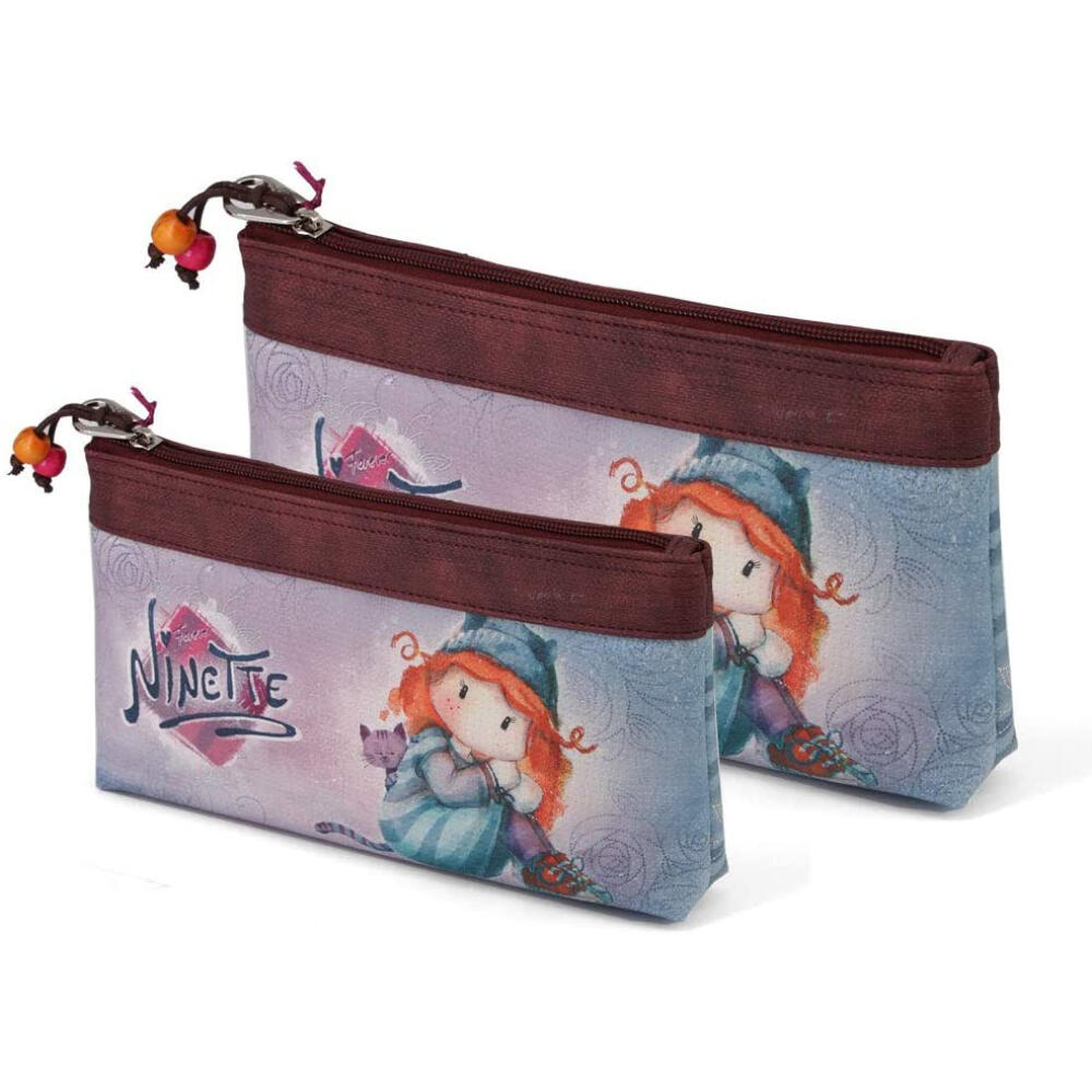 Neceser 2 en 1 - Bolsa de deporte y neceser - Mujer - Ninette Origin - Morado 2/3