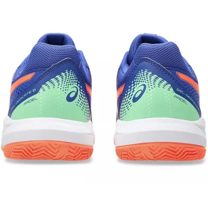 Tênis Asics Gel Dedicate 8 Padel Cobalt Blue Coral 4/7