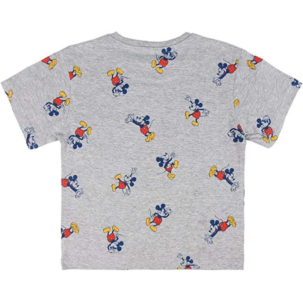 Camiseta De Manga Corta Mickey Mouse Niño Con Bolsillo 2/3