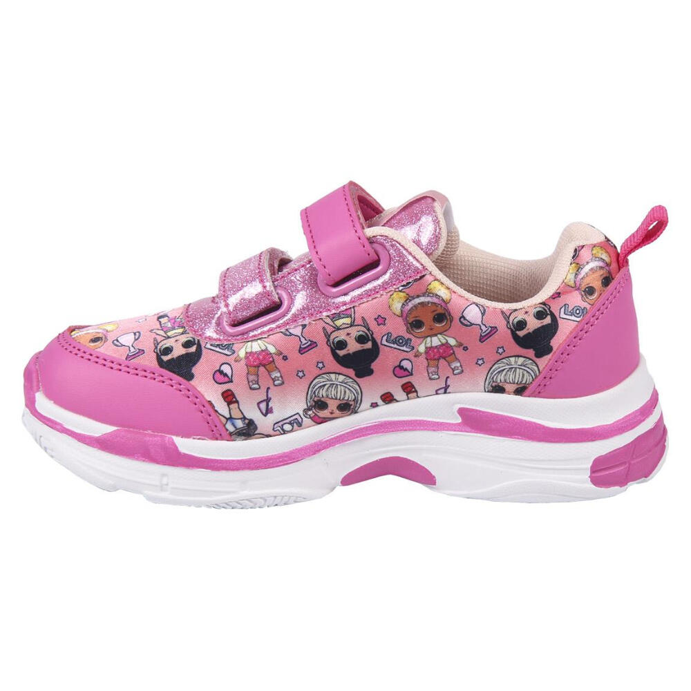 Zapatillas Niña - Velcro y brillantina - LOL Surprise Rosa 3/3