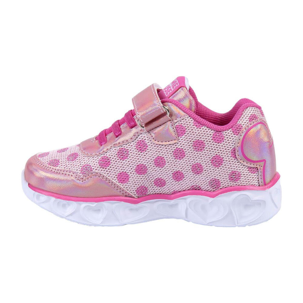 Scarpe Minnie con Luci e Suola Leggera Rosa Pois 29 2/3