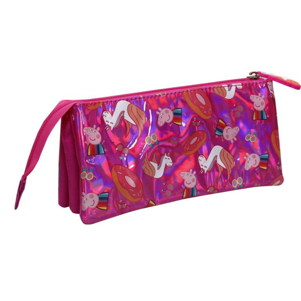 Estuche Portatodo Triple Peppa Pig Pool Party 2/3