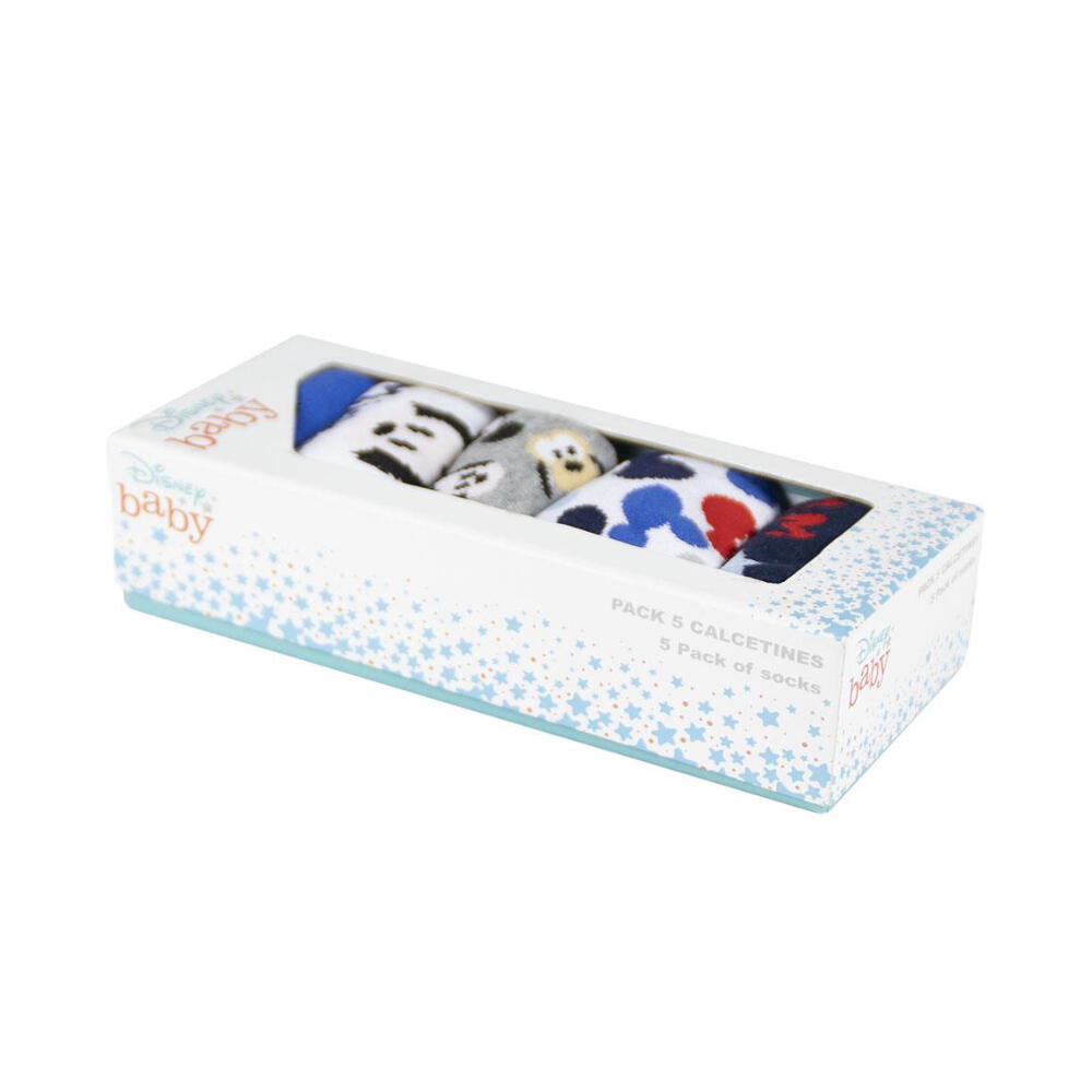 Pack 5 Calcetines Mickey Mouse Bebé 2/3
