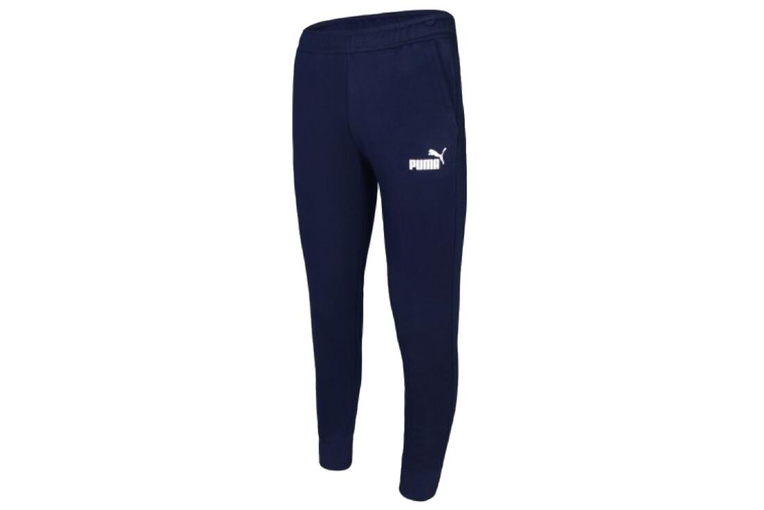 Puma Essentials Slim Pant, Herren, Fitnesstraining Hose, dunkelblau 2/3