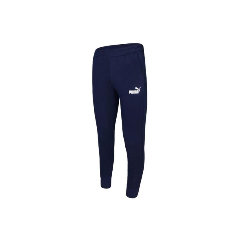 Puma Essentials Slim Pant, calças de treino para homem, azul-marinho