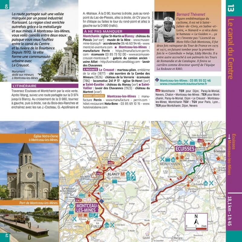 LE TOUR DE BOURGOGNE A VELO GRANDS ITINERAIRES A VELO 4/5