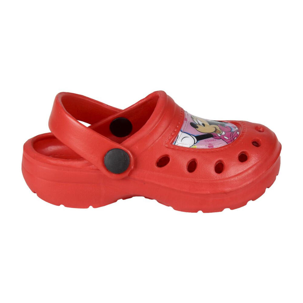 Zuecos Clogs Minnie Mouse Rojo 2/3