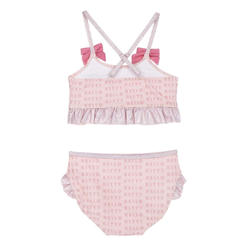 Bañador Bikini Hello Kitty Rosa Letters Rosa Niña 2/3