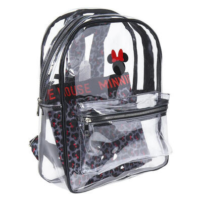 Mochila Lifestyle Minnie Mouse Transparente