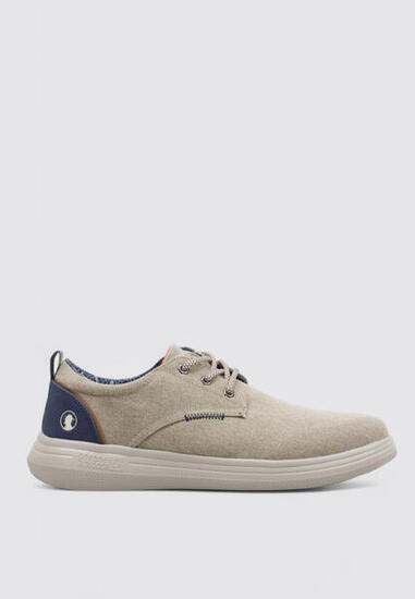 Zapatillas deportivas - Hombre - Cordones - T205 - Beige