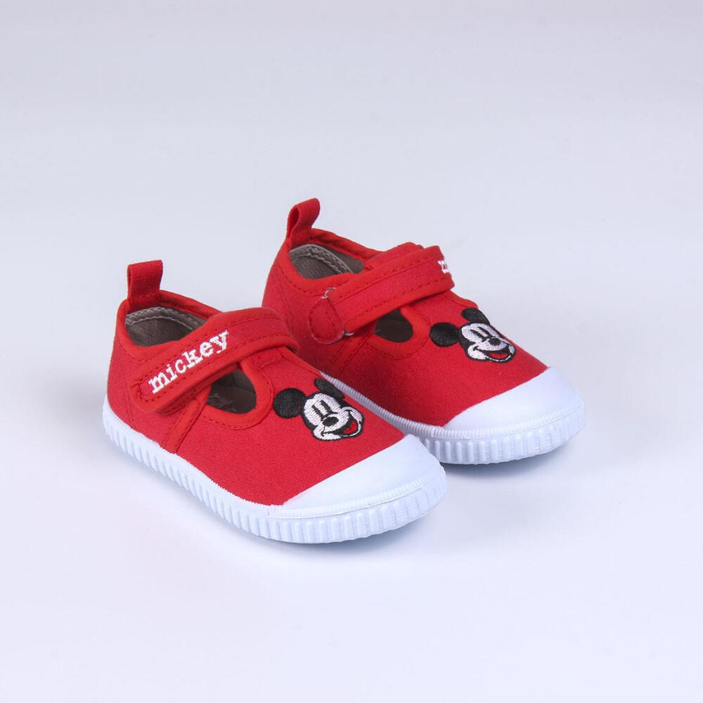 Zapatillas Merceditas Mickey Mouse Rojas Niño 3/3