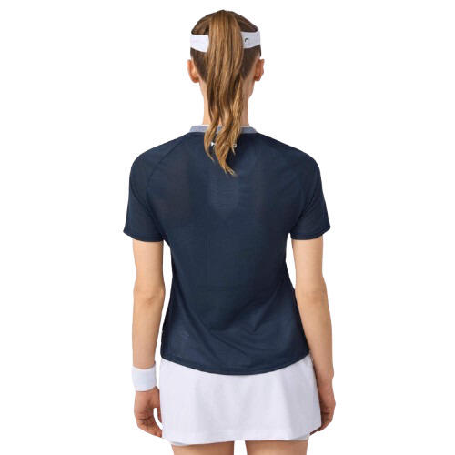 Performance T-Shirt  Damen Navy 3/4