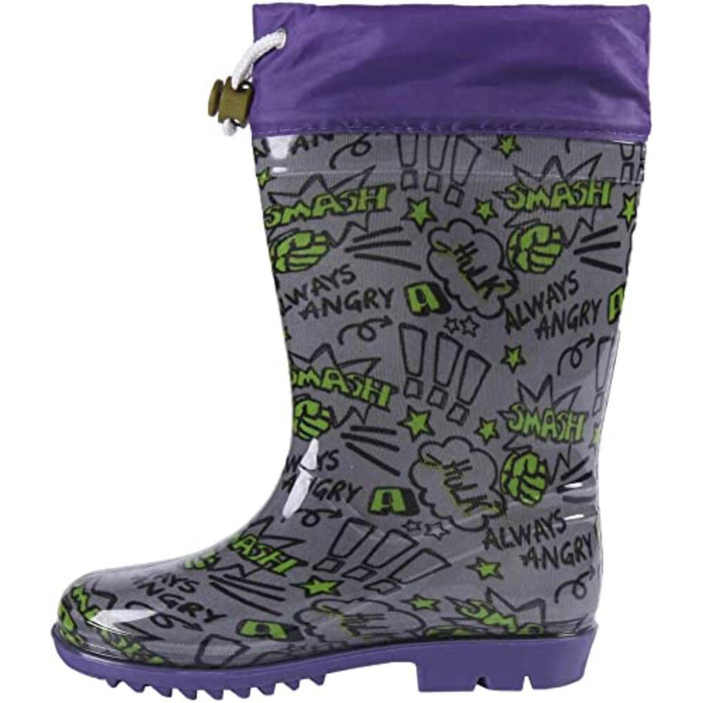 Botas De Agua Hulk Grises 2/3