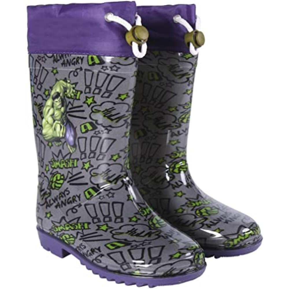 Botas De Agua Hulk Grises 3/3