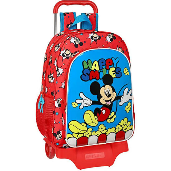 Mochila Trolley con ruedas Mickey Mouse Happy Smiles