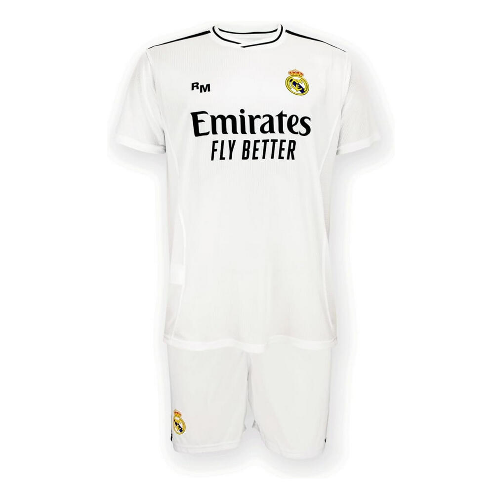 Conjunto Camiseta y Pantalón Real Madrid Mbappe 24/25 Primera Equipación 2/3
