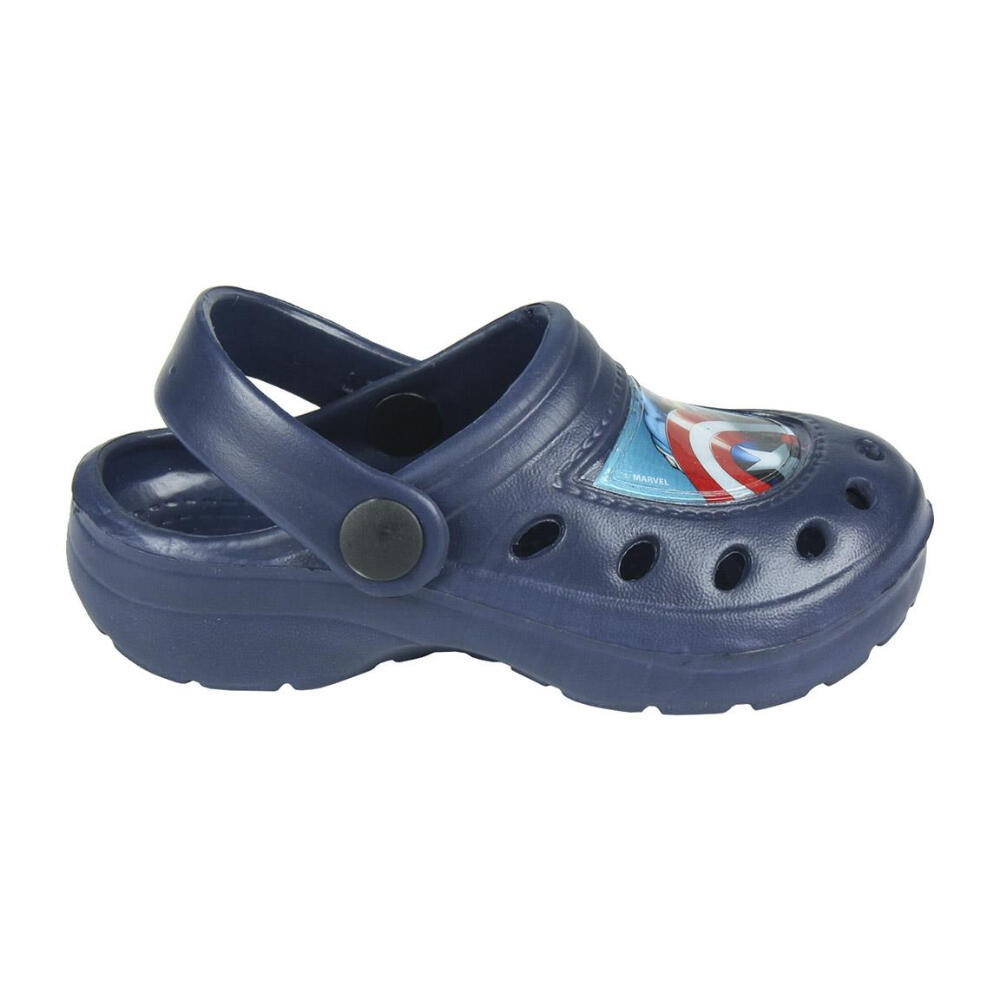Zuecos Clogs Capitán América Azul Oscuro 2/3
