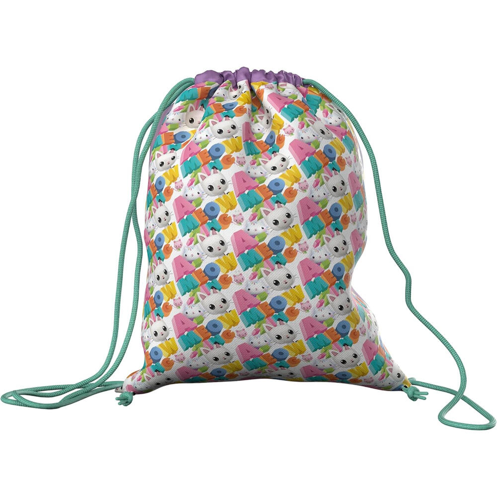 Saco Gymsack - Sportswear unisex - Gabby's Dollhouse - all-over print - Morado 2/3