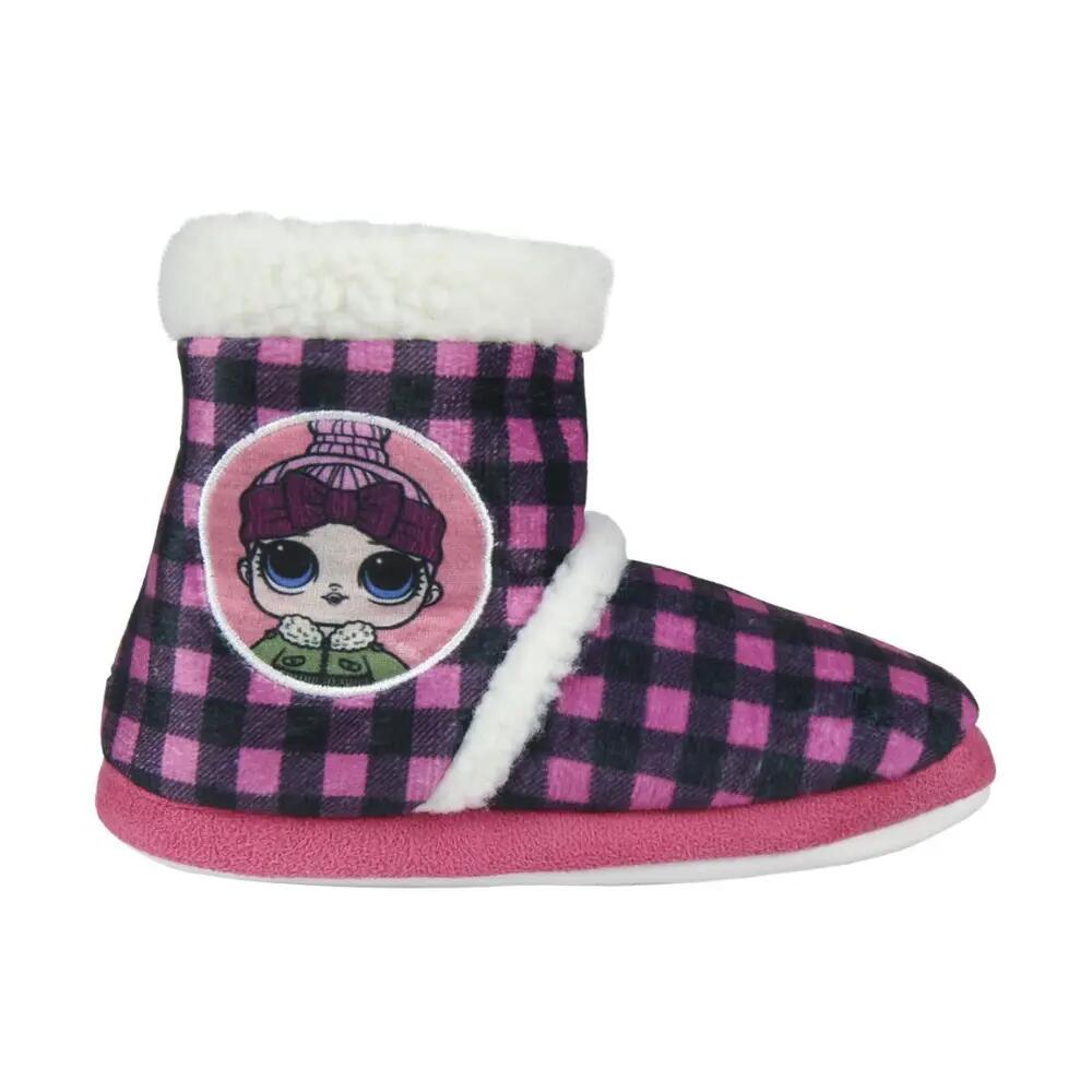 Zapatillas De Casa Bota Lol Surprise Niña Rosas Borreguillo 2/3