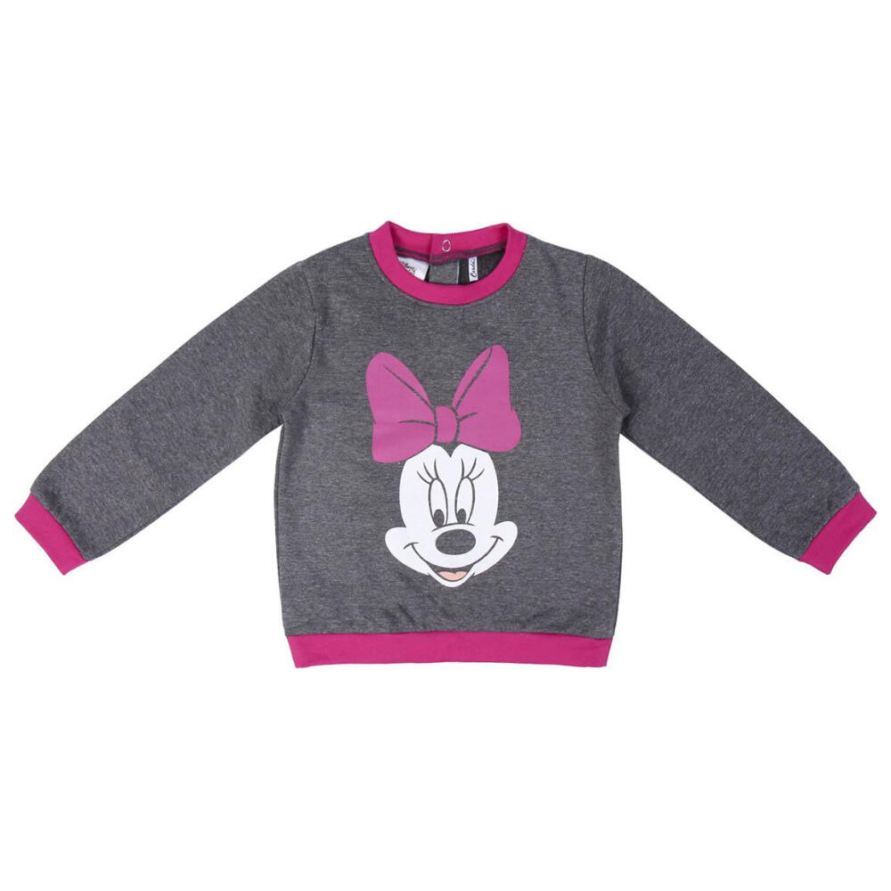 Chándal Para Bebé Minnie Mouse Happy Gris 2/3