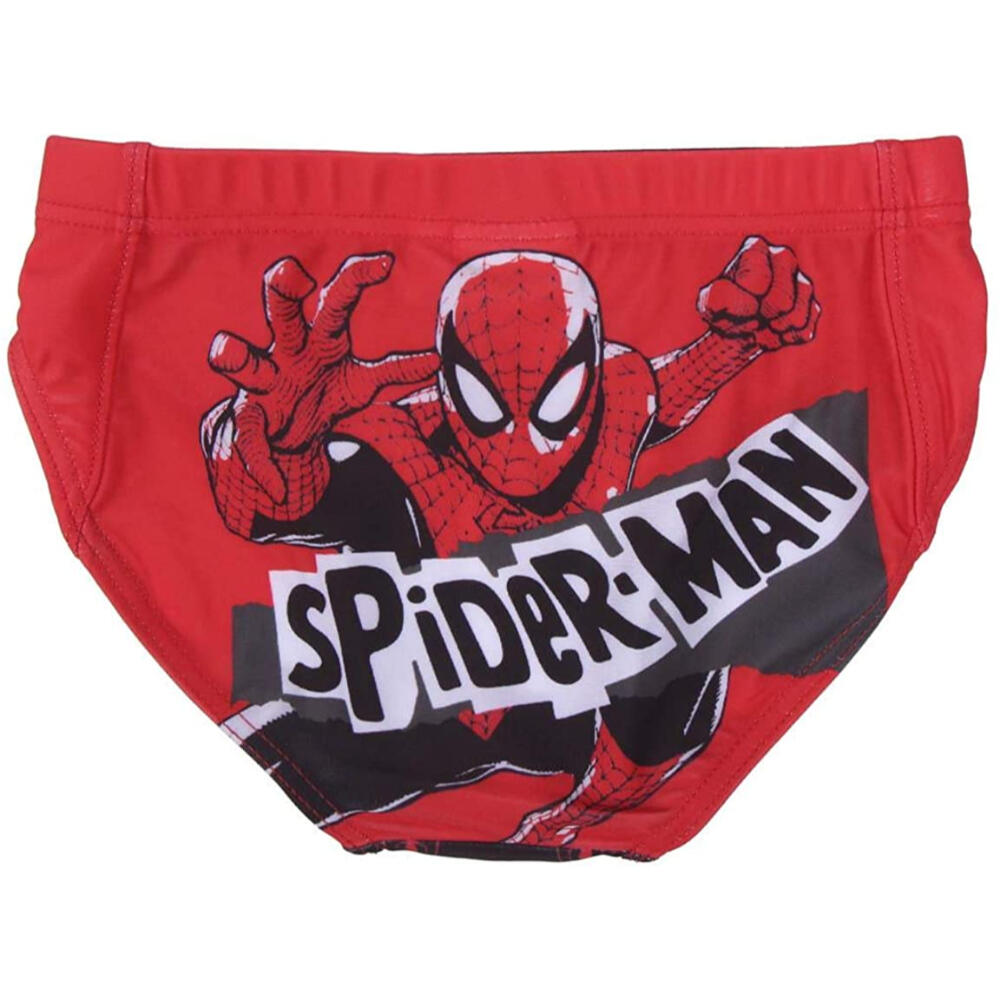 Bañador Spiderman Niño Slip Rojo 2/3