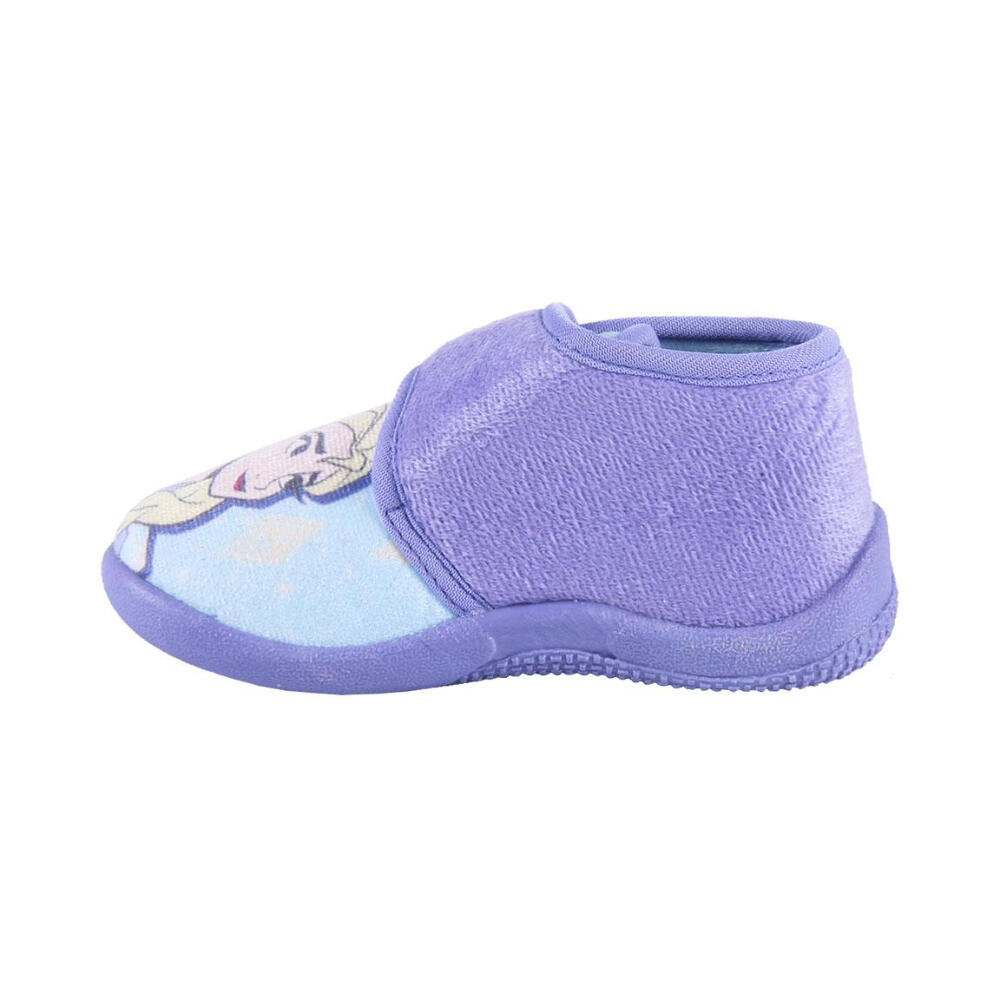Zapatillas de Casa Media Bota Frozen Sparkles Lila Niña 3/3