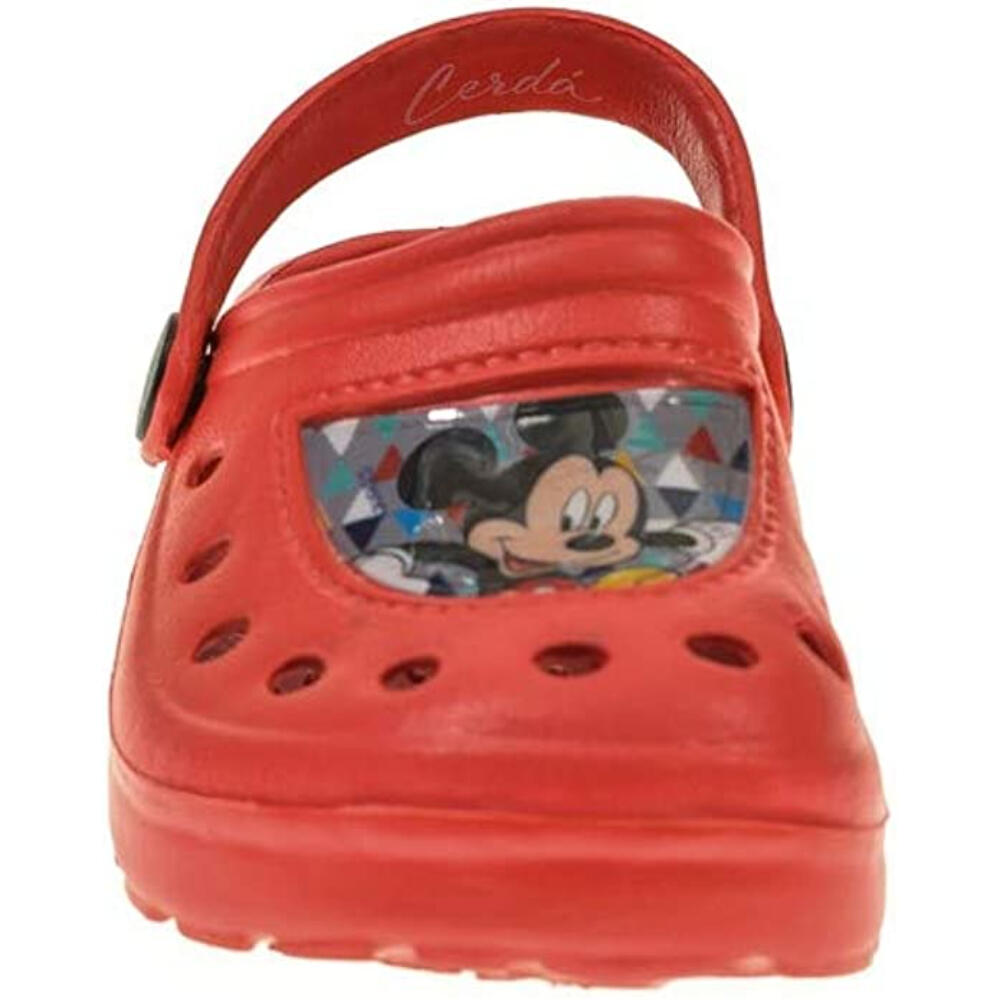 Zuecos Clogs Mickey Mouse Rojos 2/3