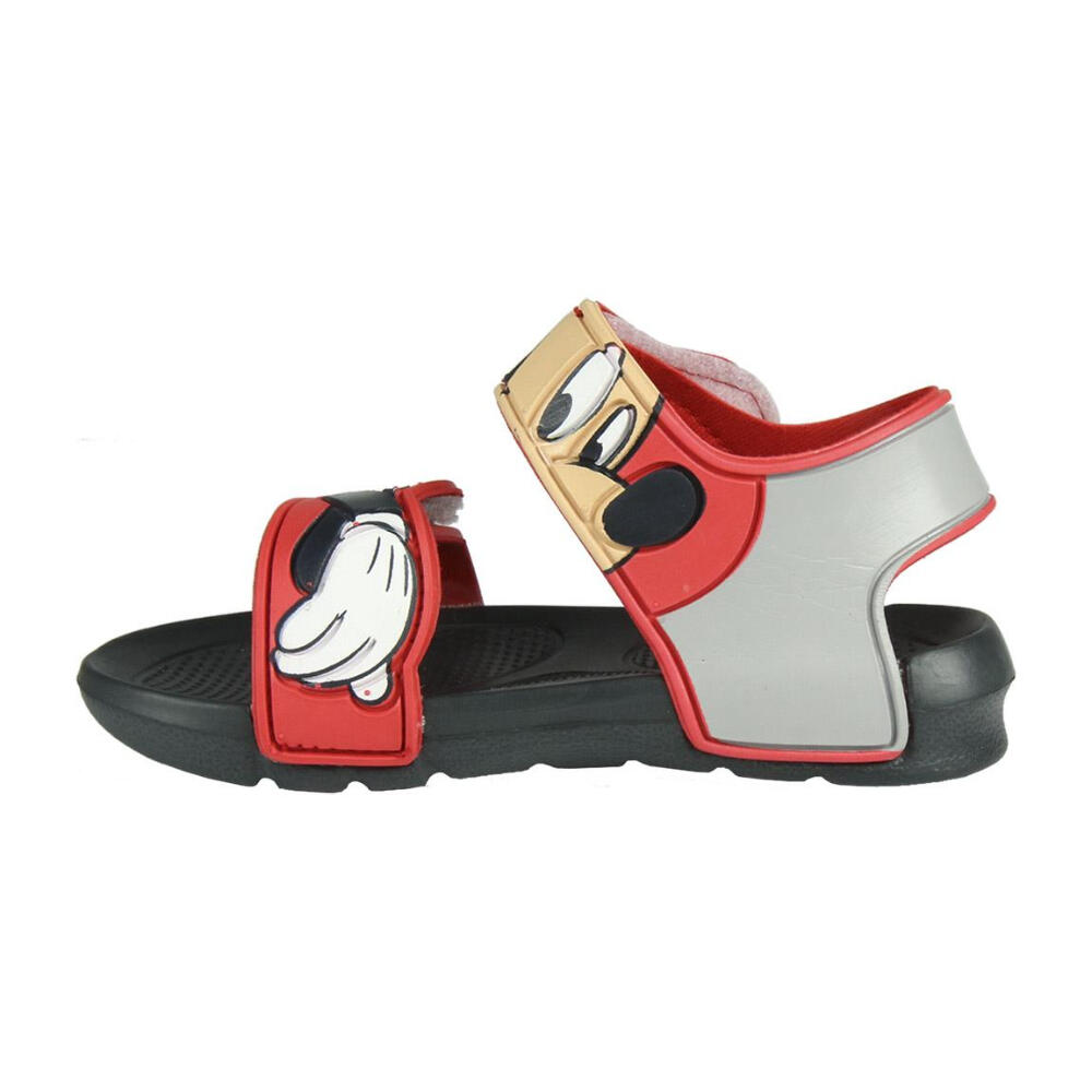 Sandalias Mickey Mouse Niño Goma Rojas 3/3