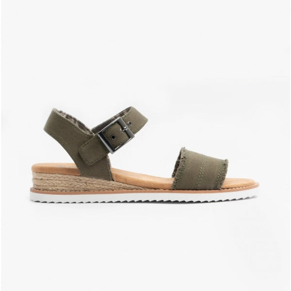 SKECHERS 113541/olv Desert Kiss-adobe Princess Womens Buckle Strap Sandals