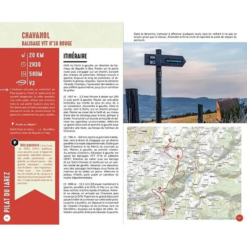 PARC NATUREL REGIONAL DU PILAT 38 ITINERAIRES VTT 4/5