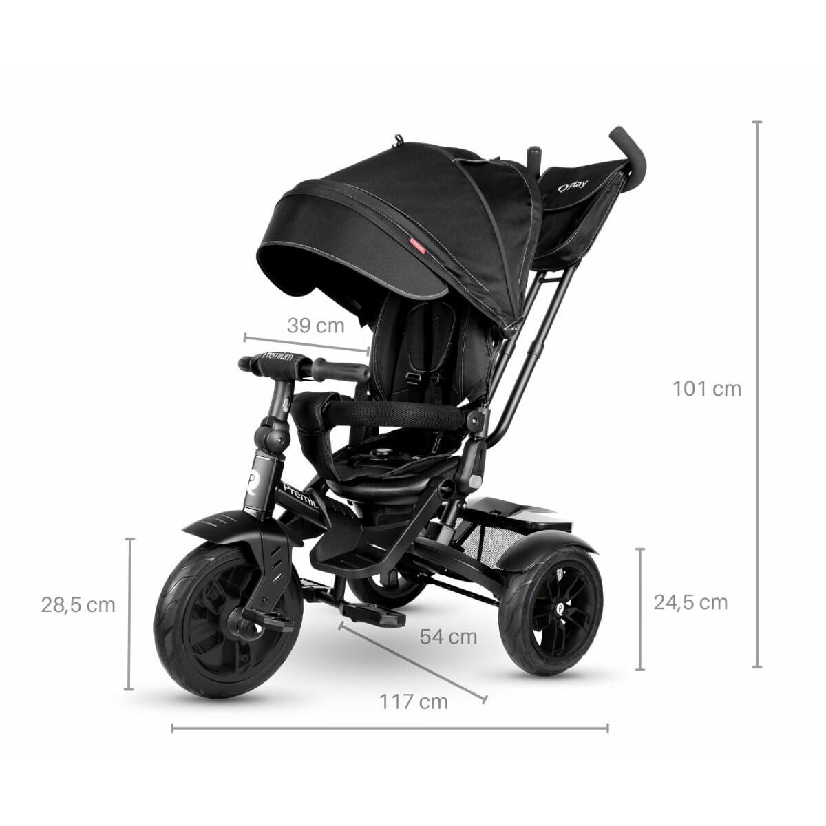 Tricycle Qplay Premium Noir 3/5