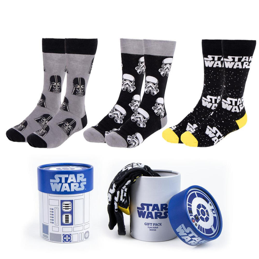 Pack 3 Calcetines en Lata Star Wars Hombre 3/3