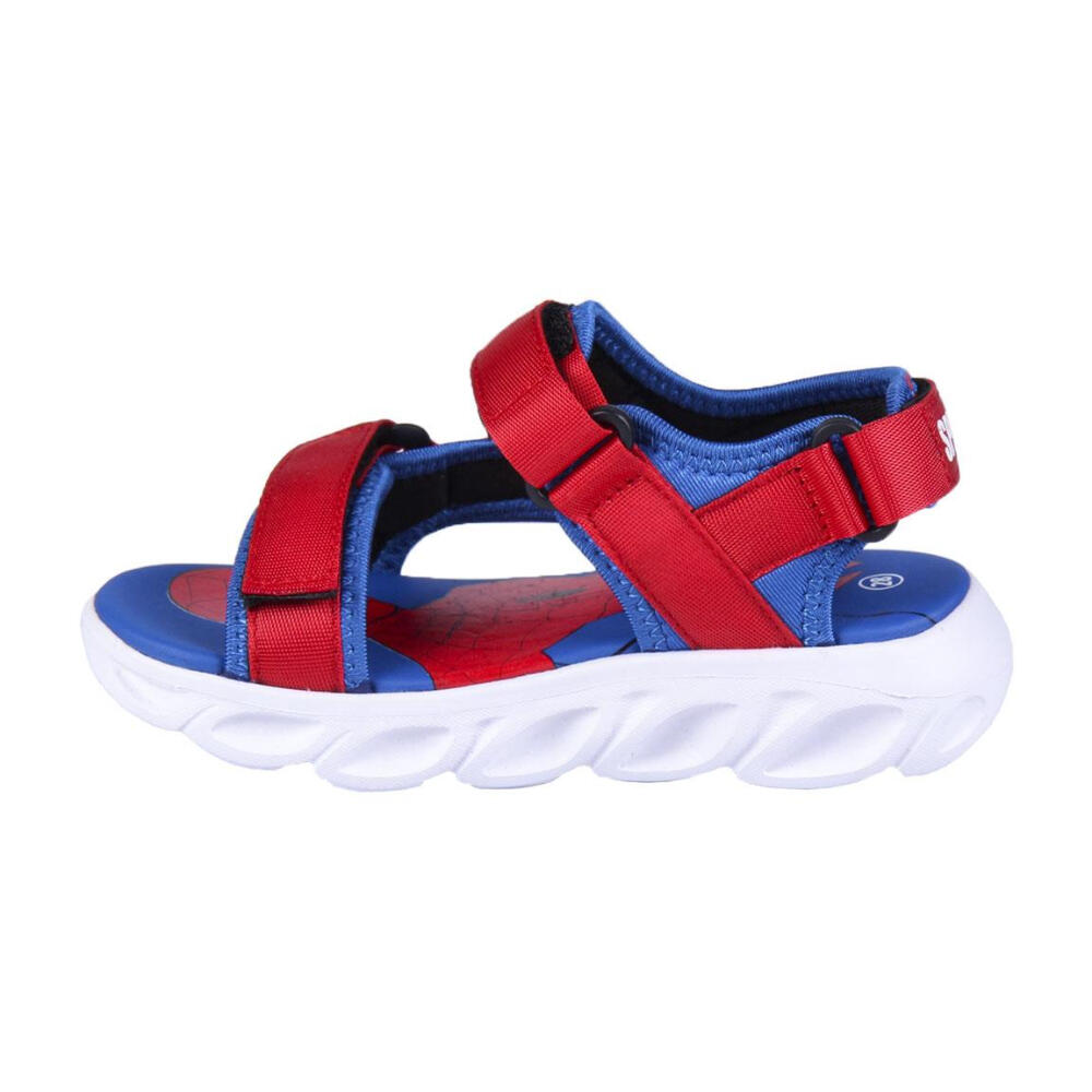 Sandalias con Velcro Spiderman Azules y Rojas Niño 2/3