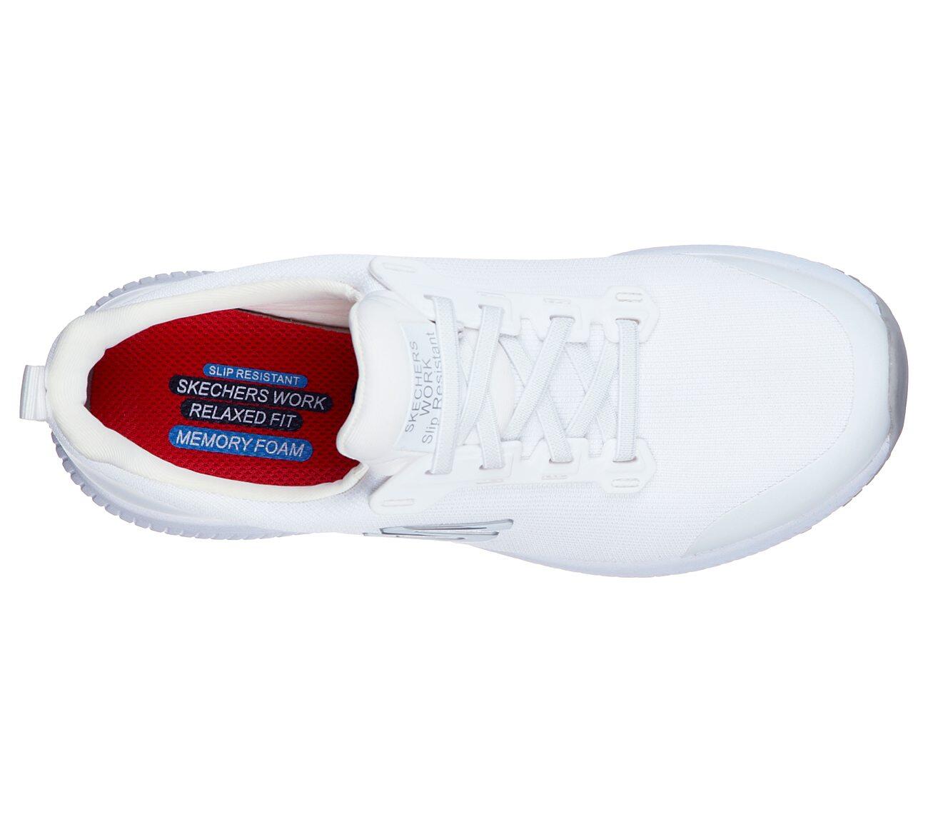 Skechers Damen Arbeitsschuh Work SQUAD SR Berufsschuh Sneaker 77222EC Weiß 3/7