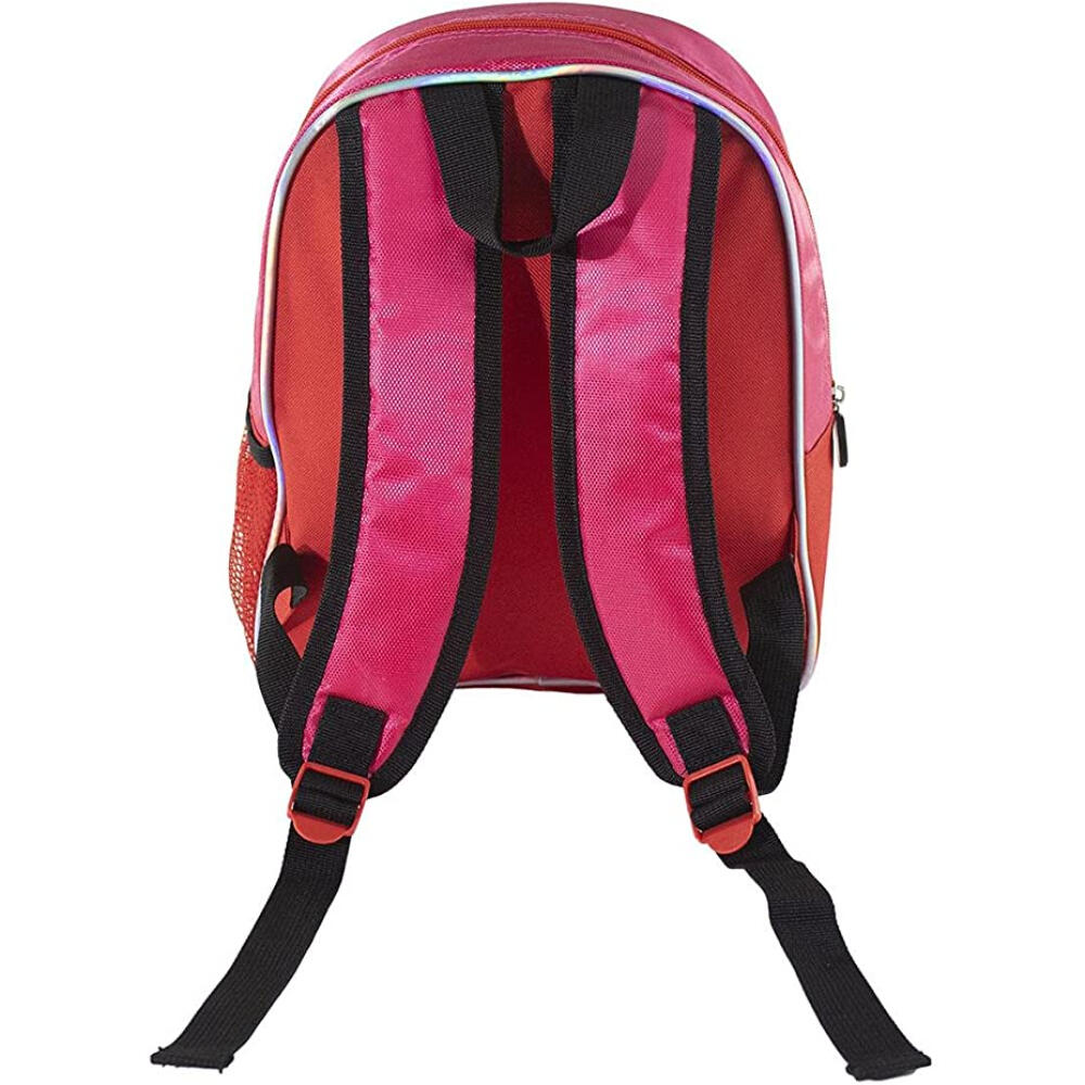 Mochila guardería - Unisex - 3D Ladybug, acolchada - Fucsia 2/3