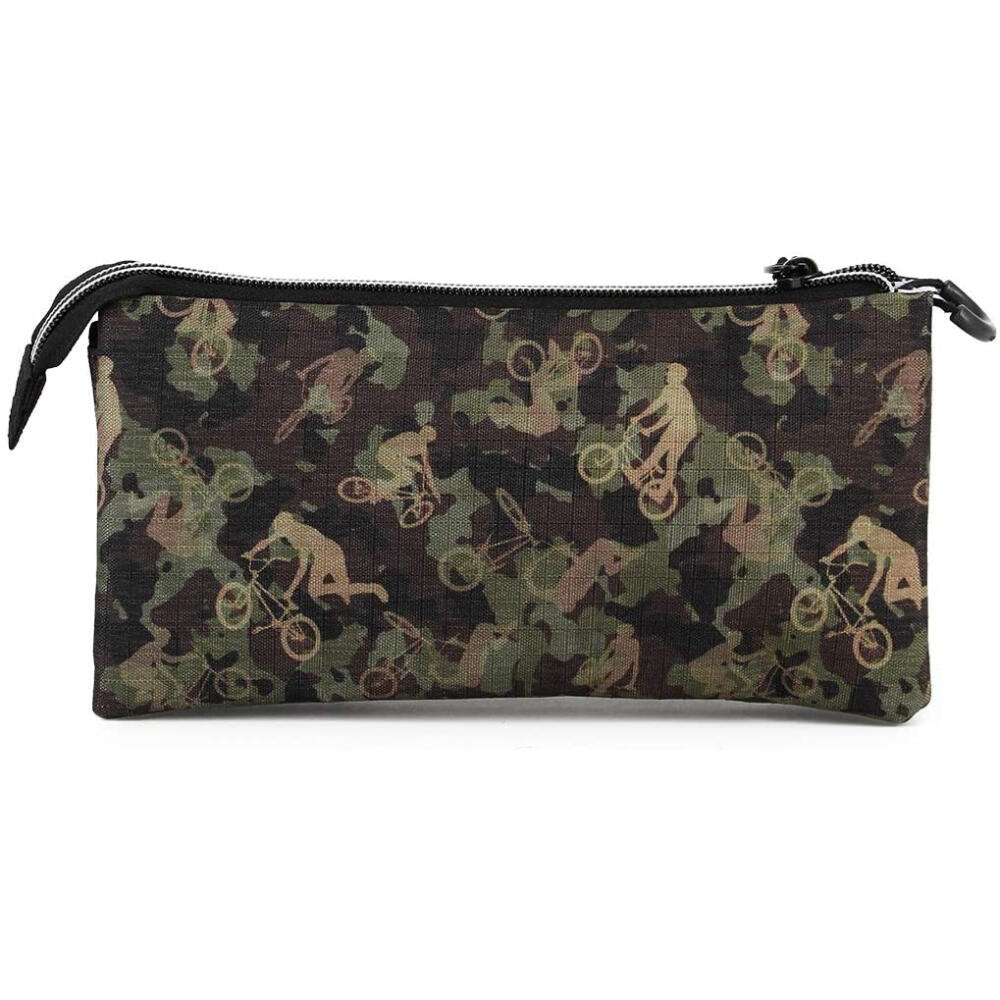 Estuche portatodo - 3 comp., cremallera - Bikeage - Verde 3/3
