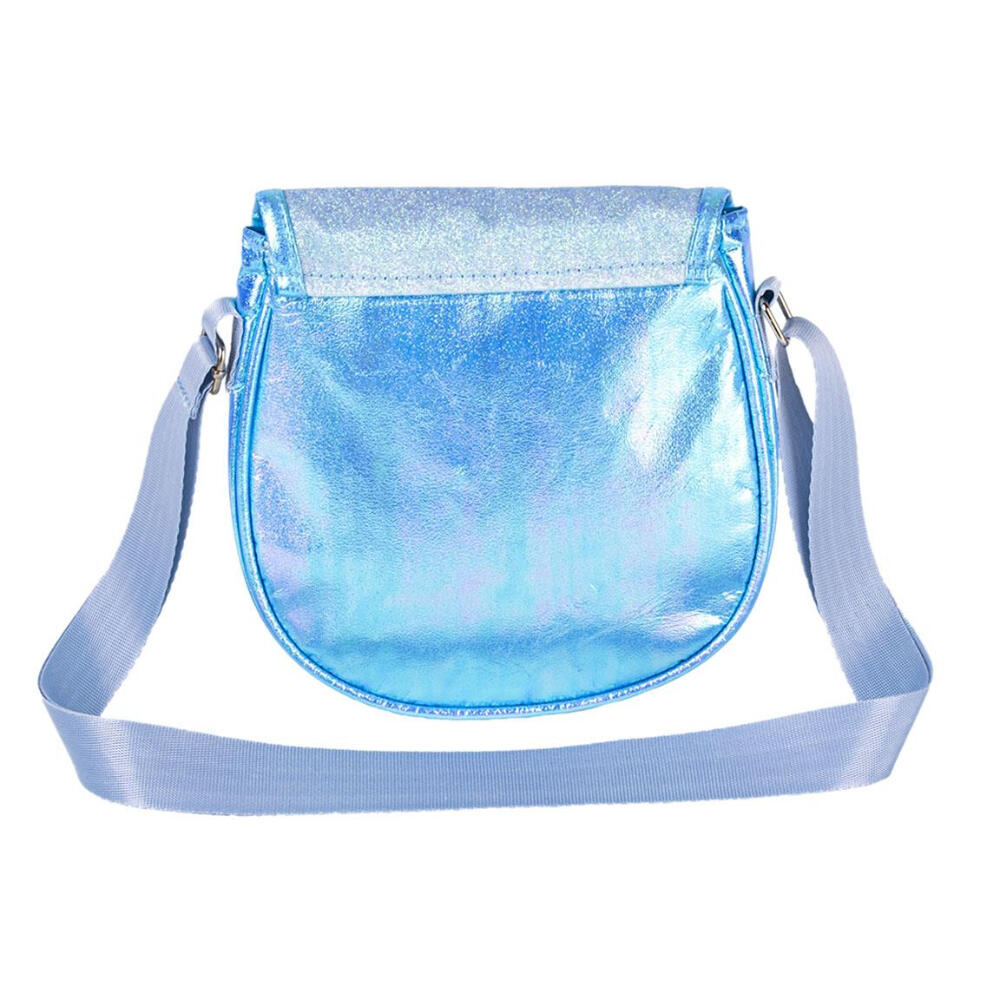 Bolso Bandolera Frozen Elsa Sparkles Azul Metalizado 2/3