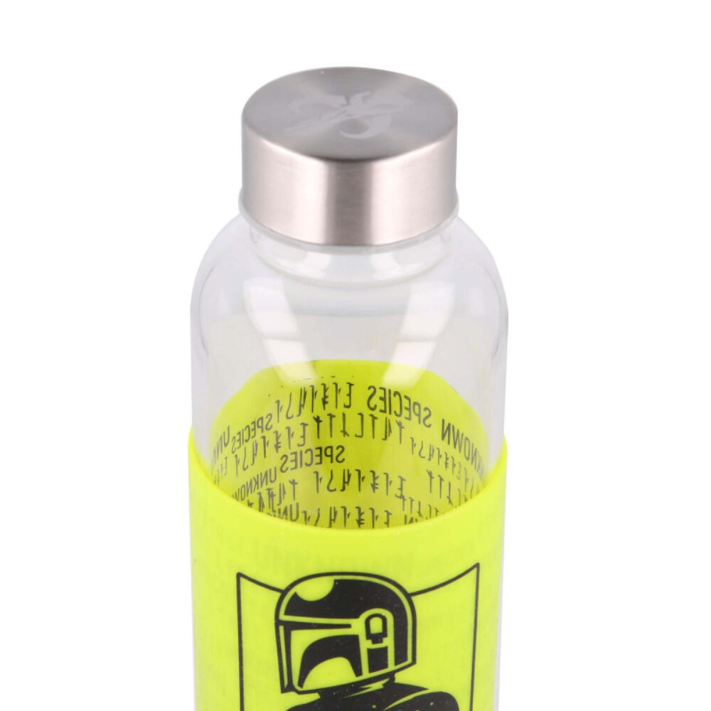 Botella De Cristal Con Funda De Silicona The Mandalorian The Child 585 ML 2/3