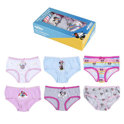 Set di 5 mutandine Minnie 5-6 anni