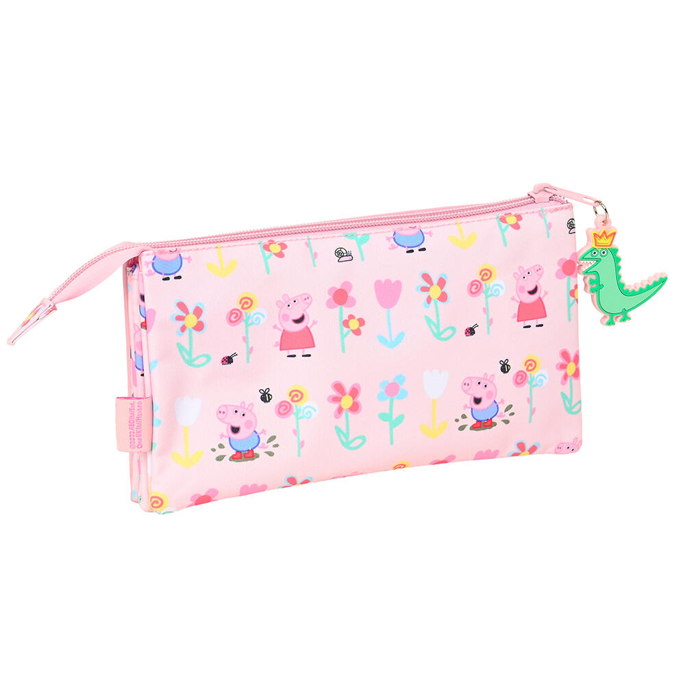 Estuche Portatodo Triple Peppa Pig Having Fun 2/3