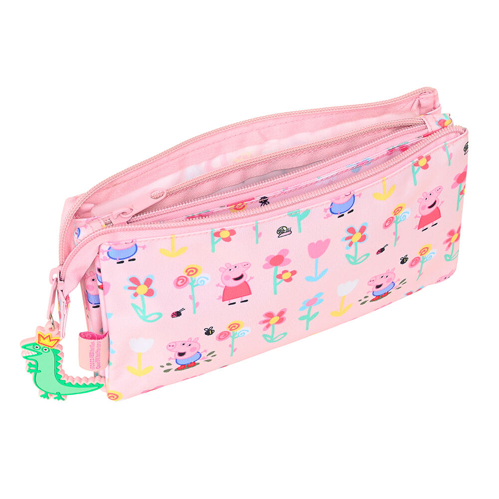 Estuche Portatodo Triple Peppa Pig Having Fun 3/3