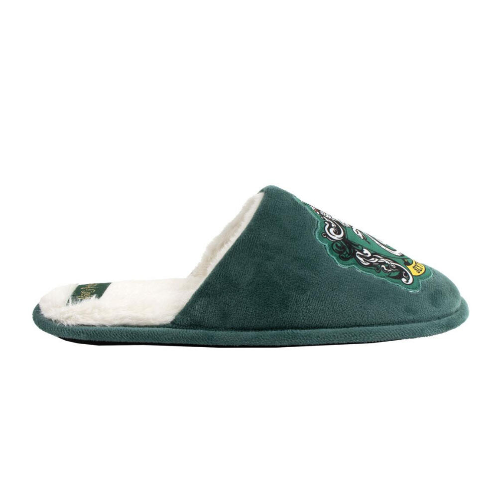 Zapatillas de Casa Harry Potter Slytherin Terciopelo Verde Hombre 2/3