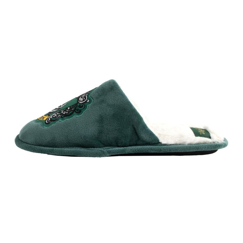 Zapatillas de Casa Harry Potter Slytherin Terciopelo Verde Hombre 3/3