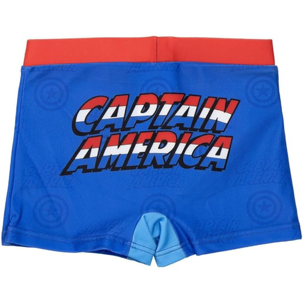 Bañador Bóxer Capitán América Azul y Rojo Niño 2/3