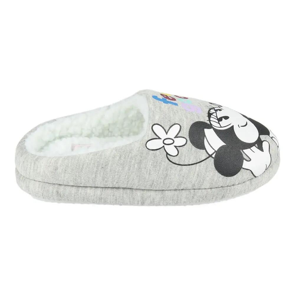 Zapatillas De Casa Minnie Mouse Niña Grises 2/3