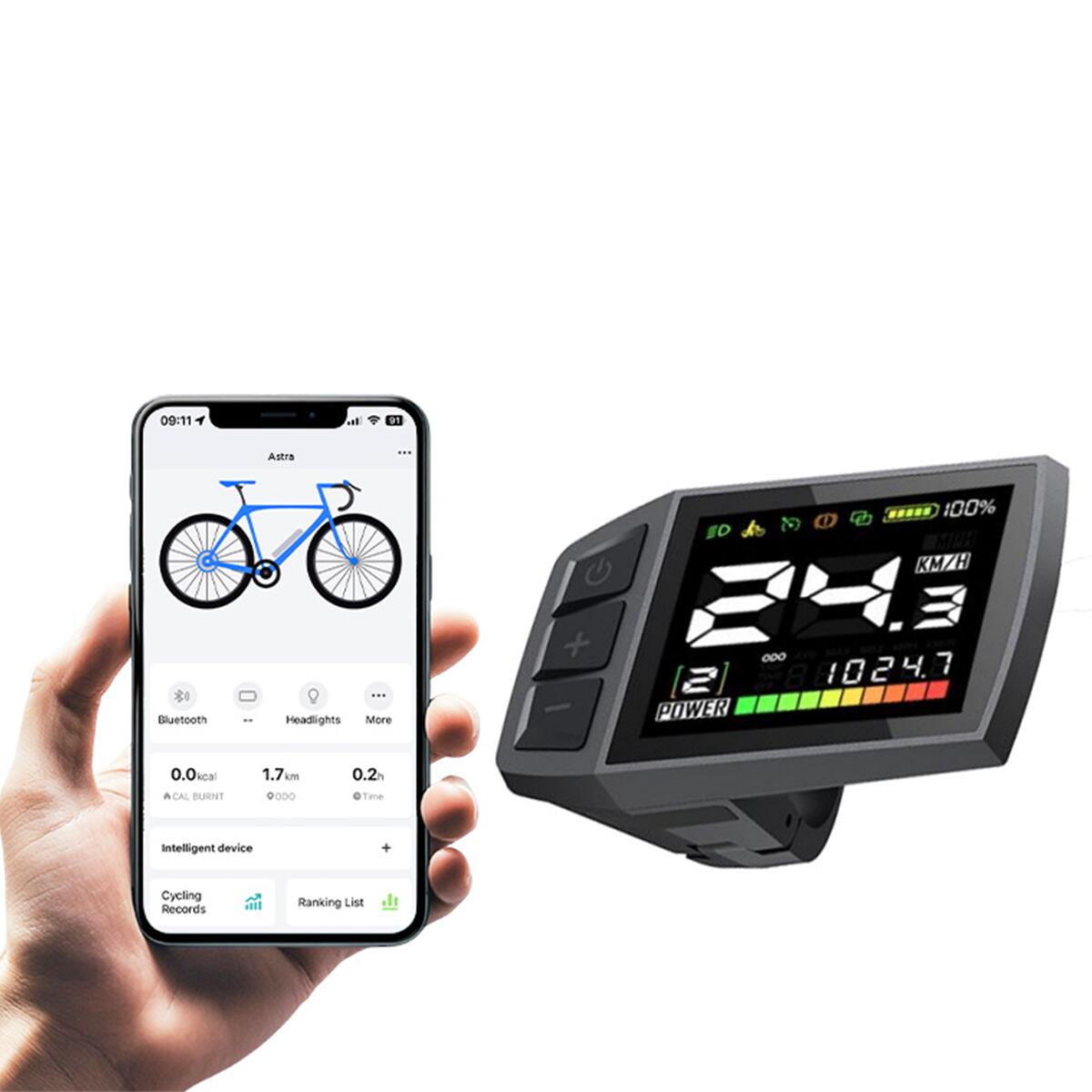 Bicicleta Elétrica para Adulto JOBOBIKE Astra 250W 36V15AH Bateria 3/7